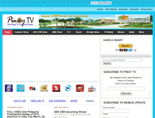 Tablet Screenshot of i-pinoytv.com